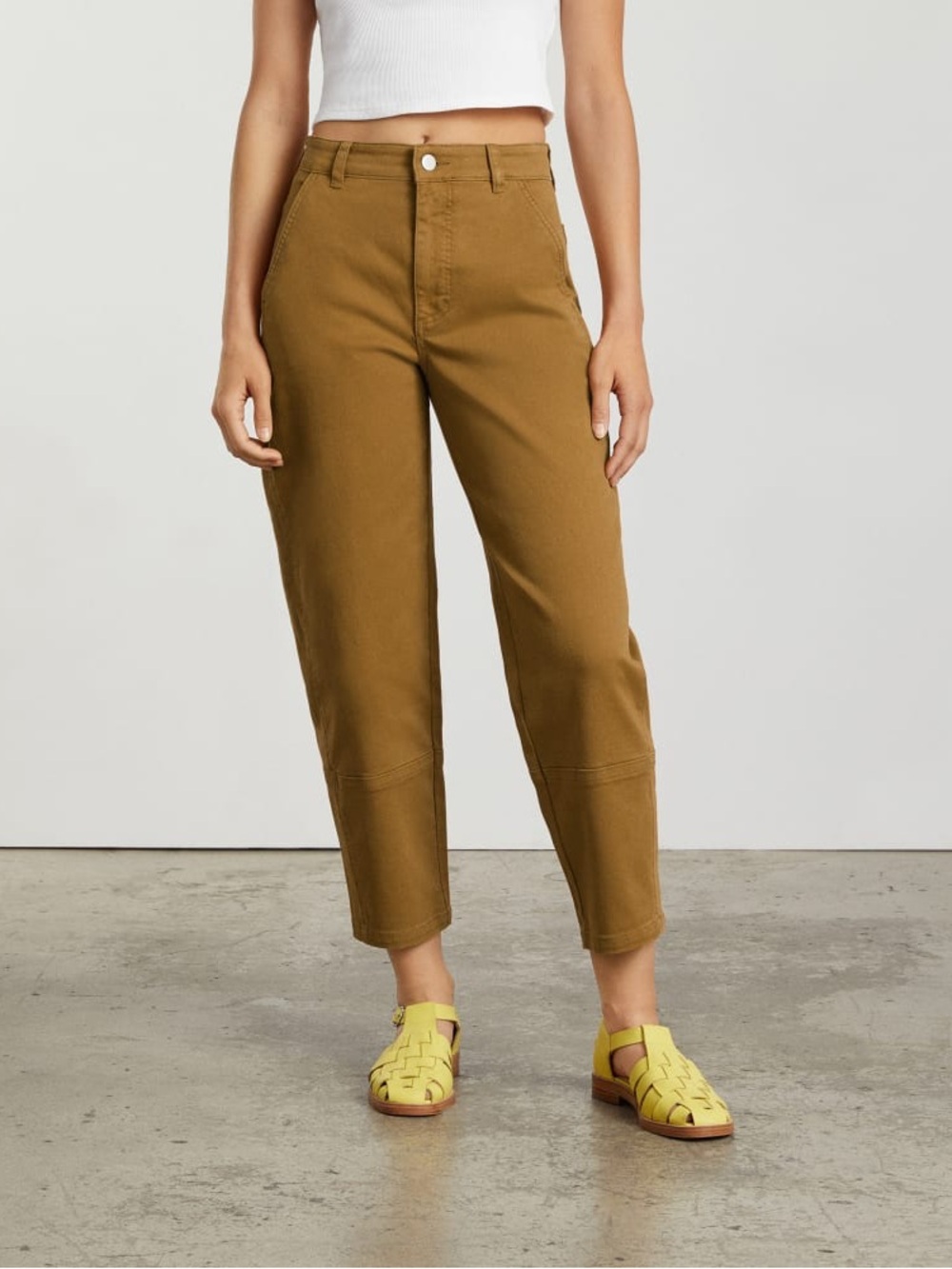 Everlane Utility Barrel Pant, Golden Brown (2)